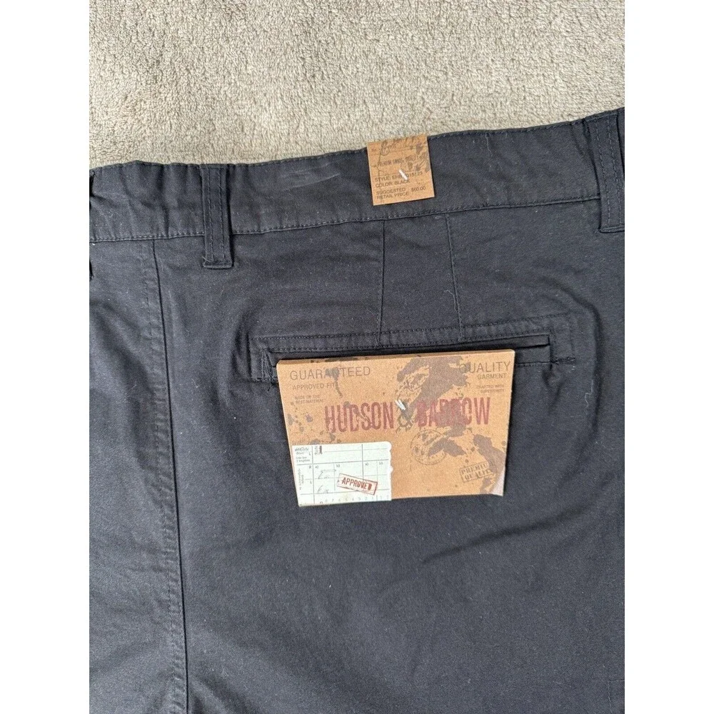 Hudson & Barrow Men’s Black Cargo Shorts Size 40 Lightweight Utility Outdoor - Picture 11 of 12